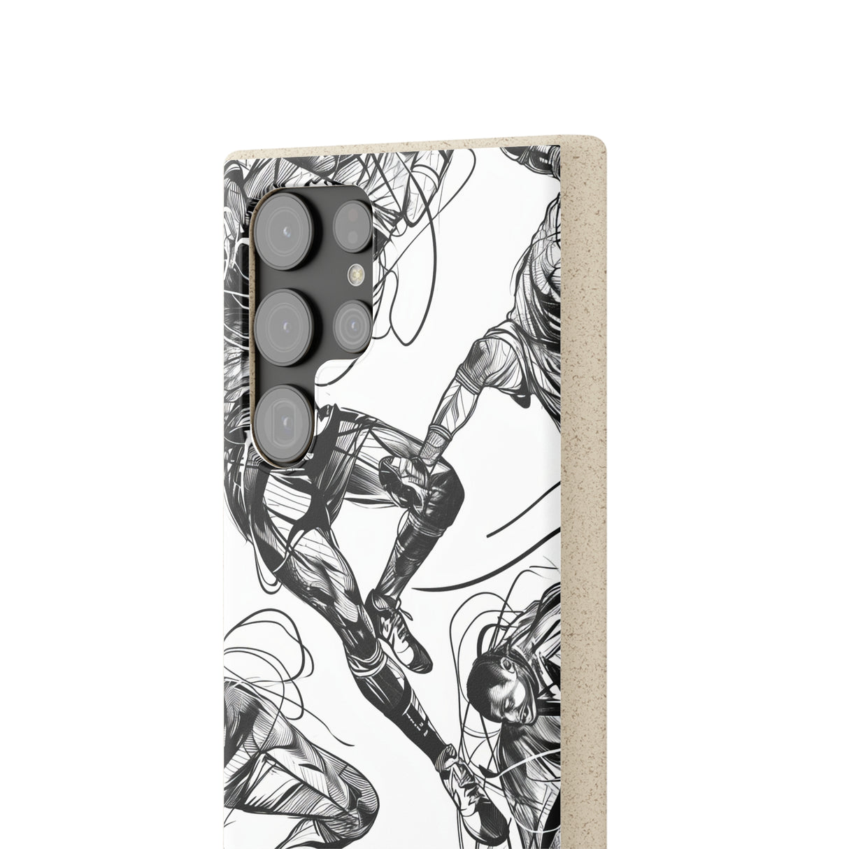 Dynamic Athletic Surrealism | Biodegradable Phone Case