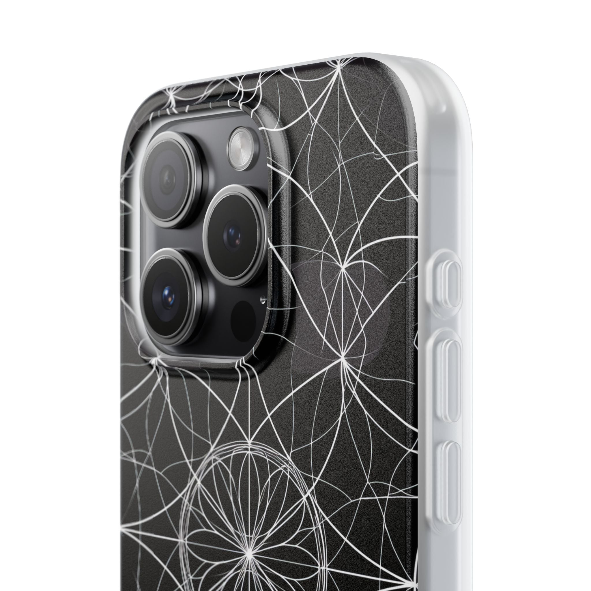 Radiant Petal Orbit iPhone 15 Pro Case - Soft