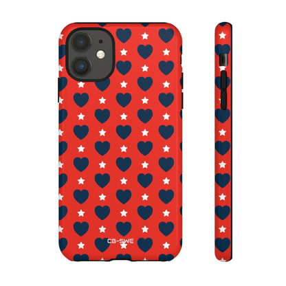 Hearts Dance Bright - iPhone Case