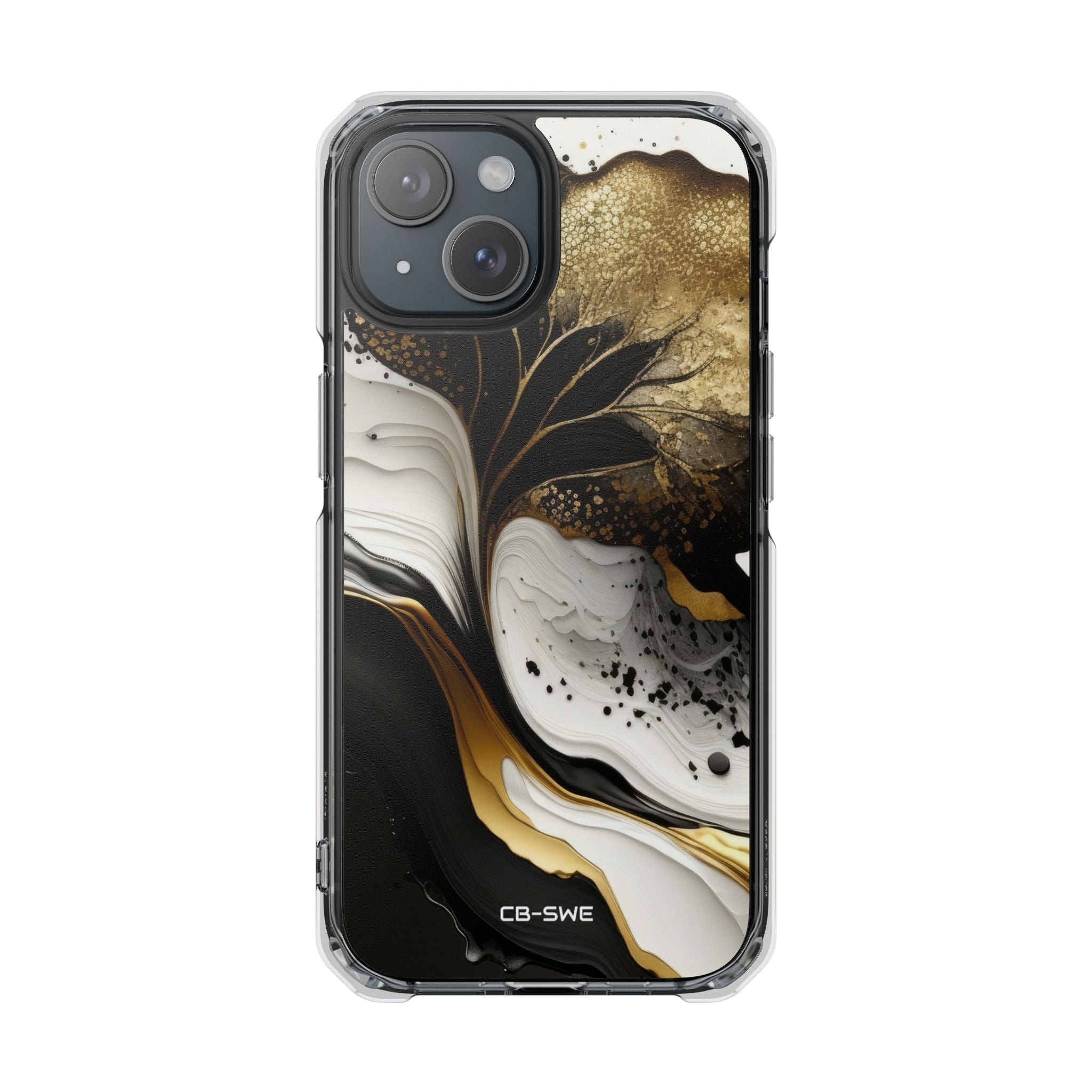 Gold Swirl Elegance iPhone Case - Impact