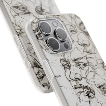 Ethereal Faces | Flexible Phone Case for iPhone