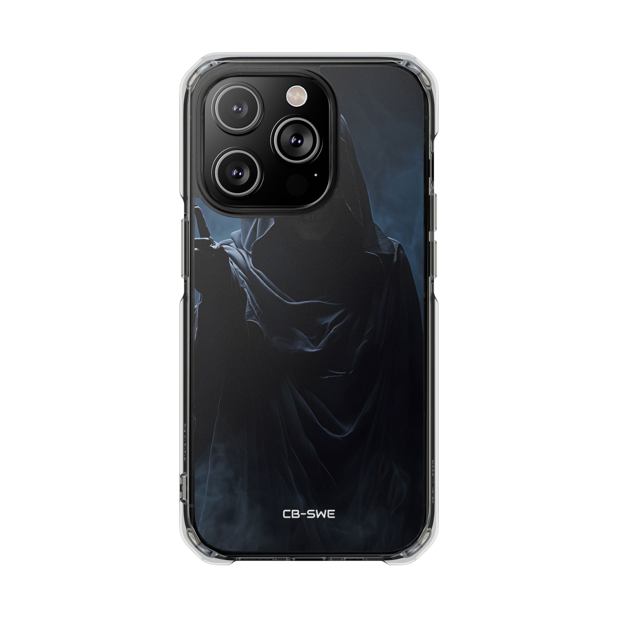 Spectral Guardian Warning iPhone Case - Impact