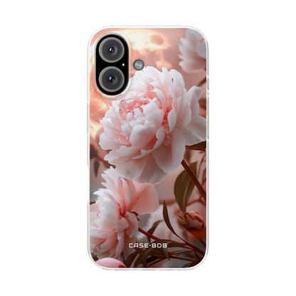 Peony Moonlight iPhone 16 Case - Soft