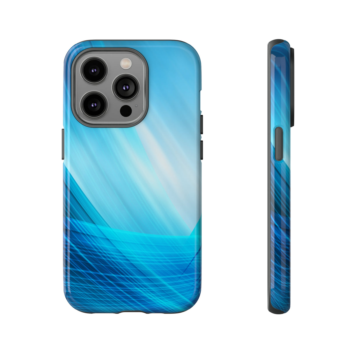 Abstract Blue - Protective Phone Case