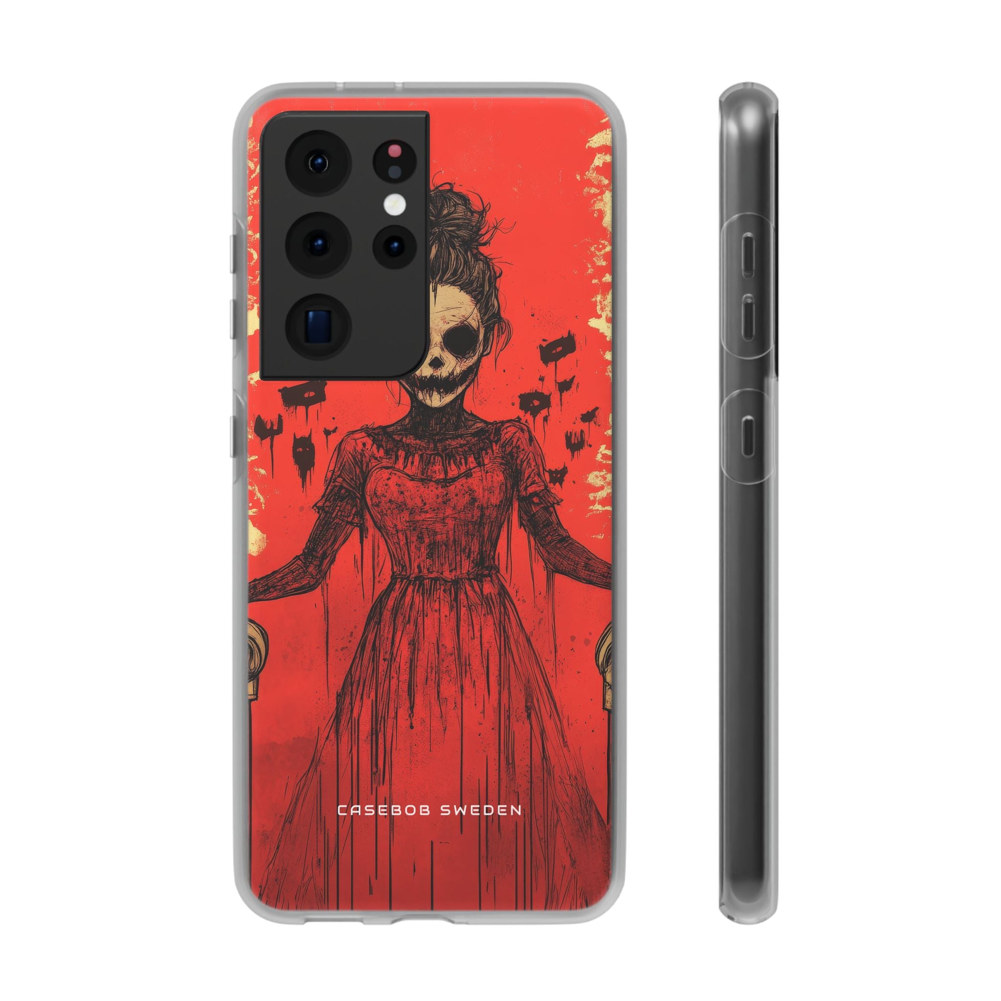 Haunting Scarlet Descent Samsung S21 - Flexi Phone Case