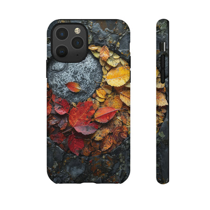 Autumn Peace Leaf Sign - Protective Phone Case