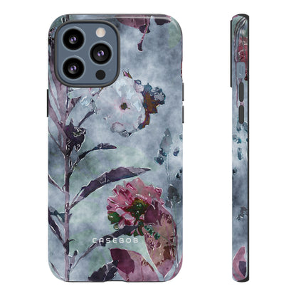 Monochrome Roses, Peonies & Asters - Protective Phone Case