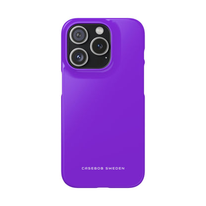 Blue Violet iPhone 15 - Slim Phone Case