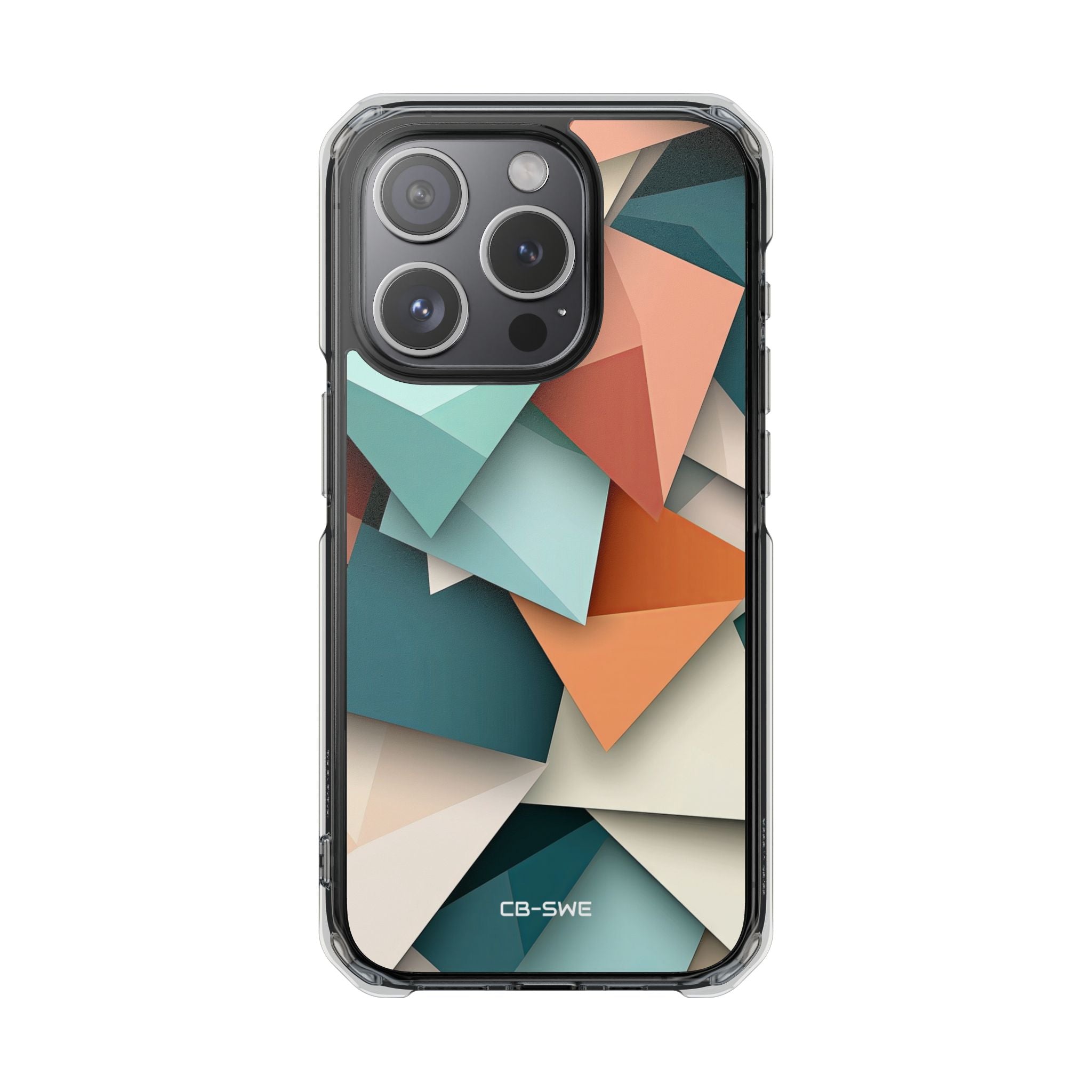 Geometric Color Harmony iPhone Case - Impact