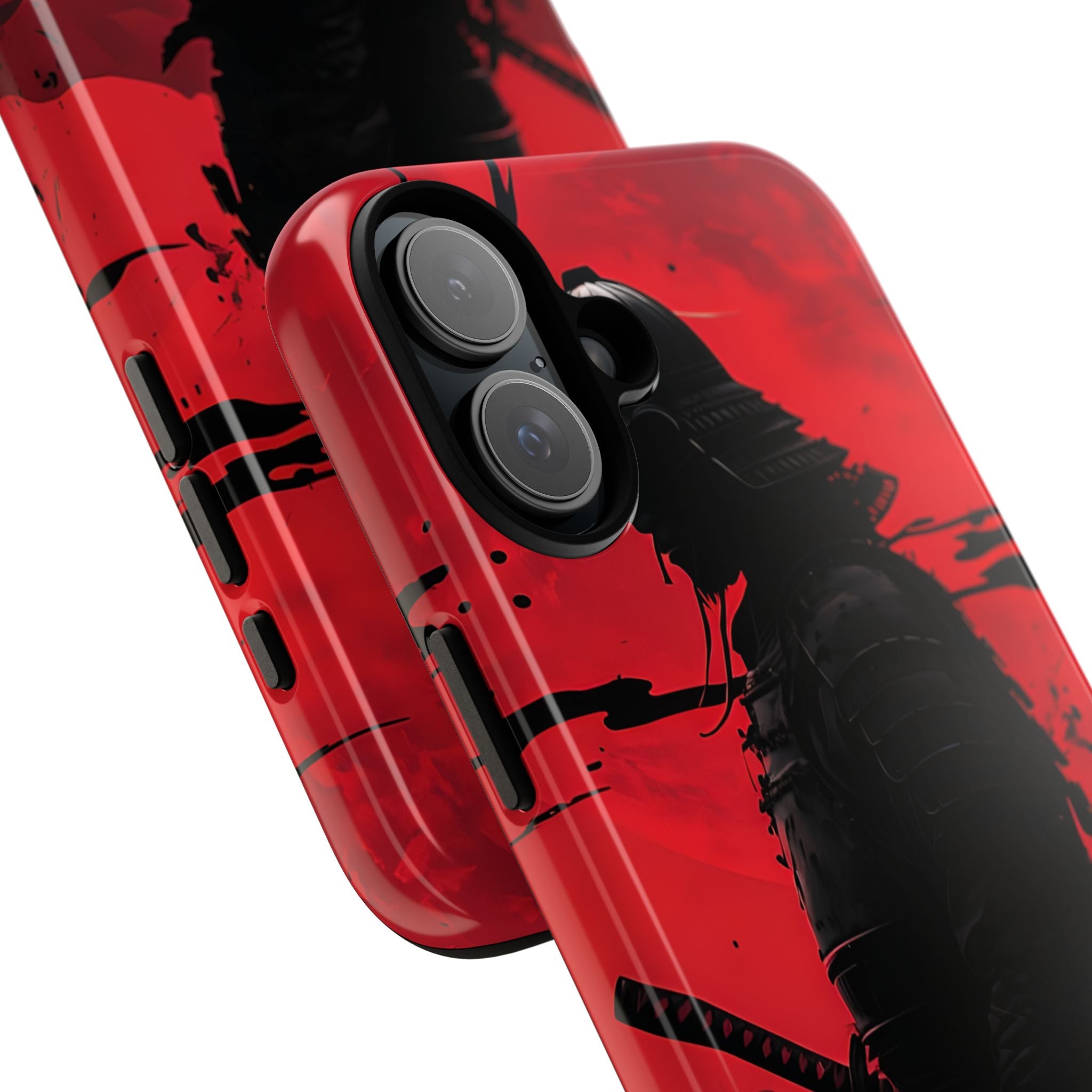 Red Samurai Shadow - iPhone Case