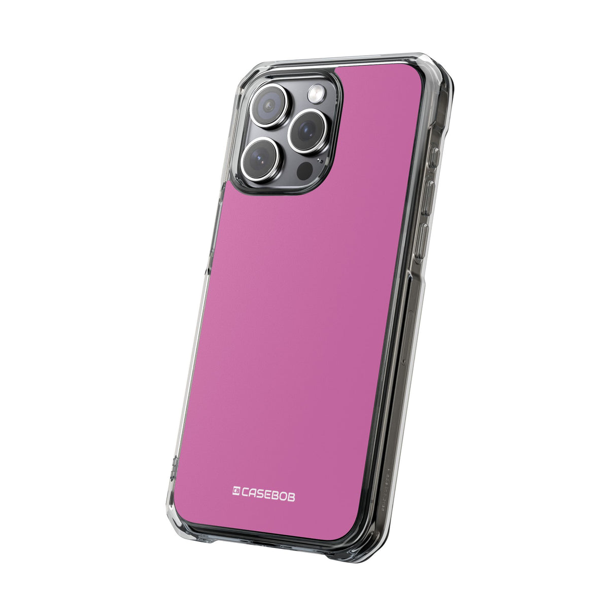 Super Pink | Handyhülle für iPhone (Clear Impact Case – magnetisch)