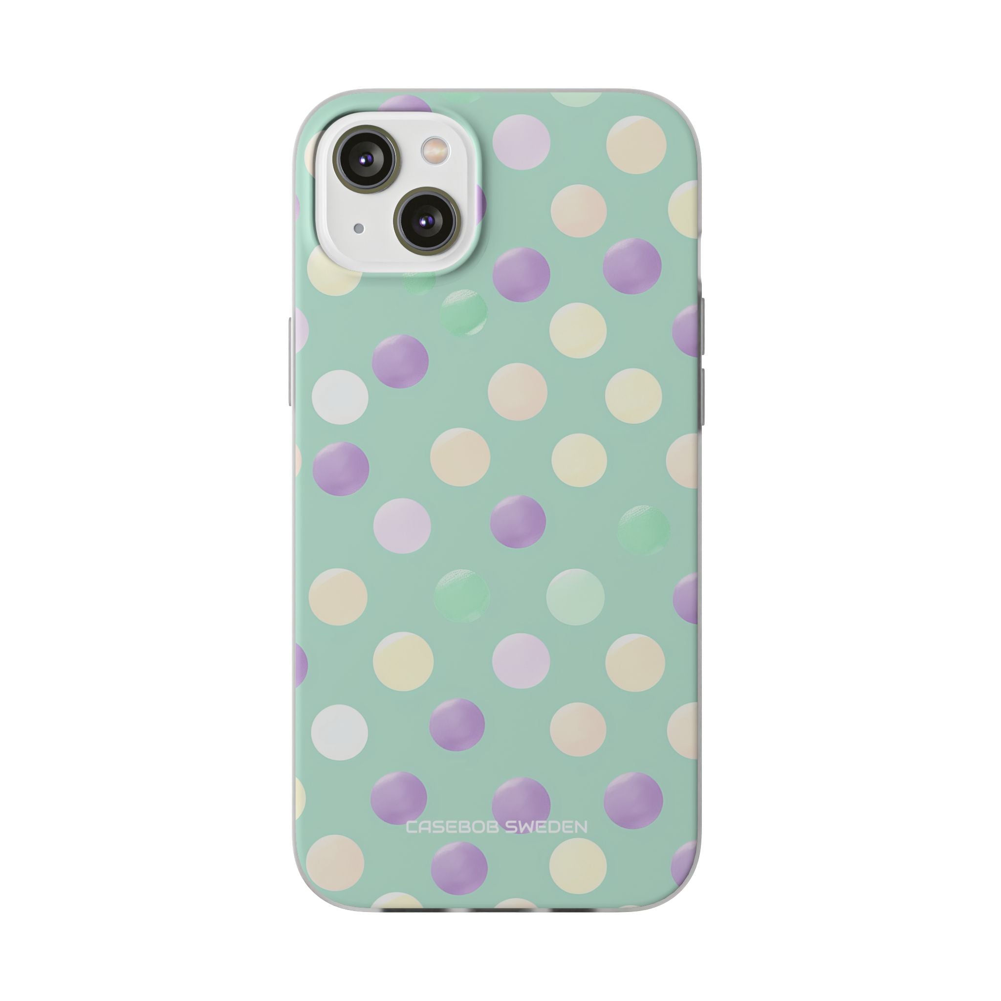 Pastel Polka Dots - Flexi iPhone 14 Phone Case