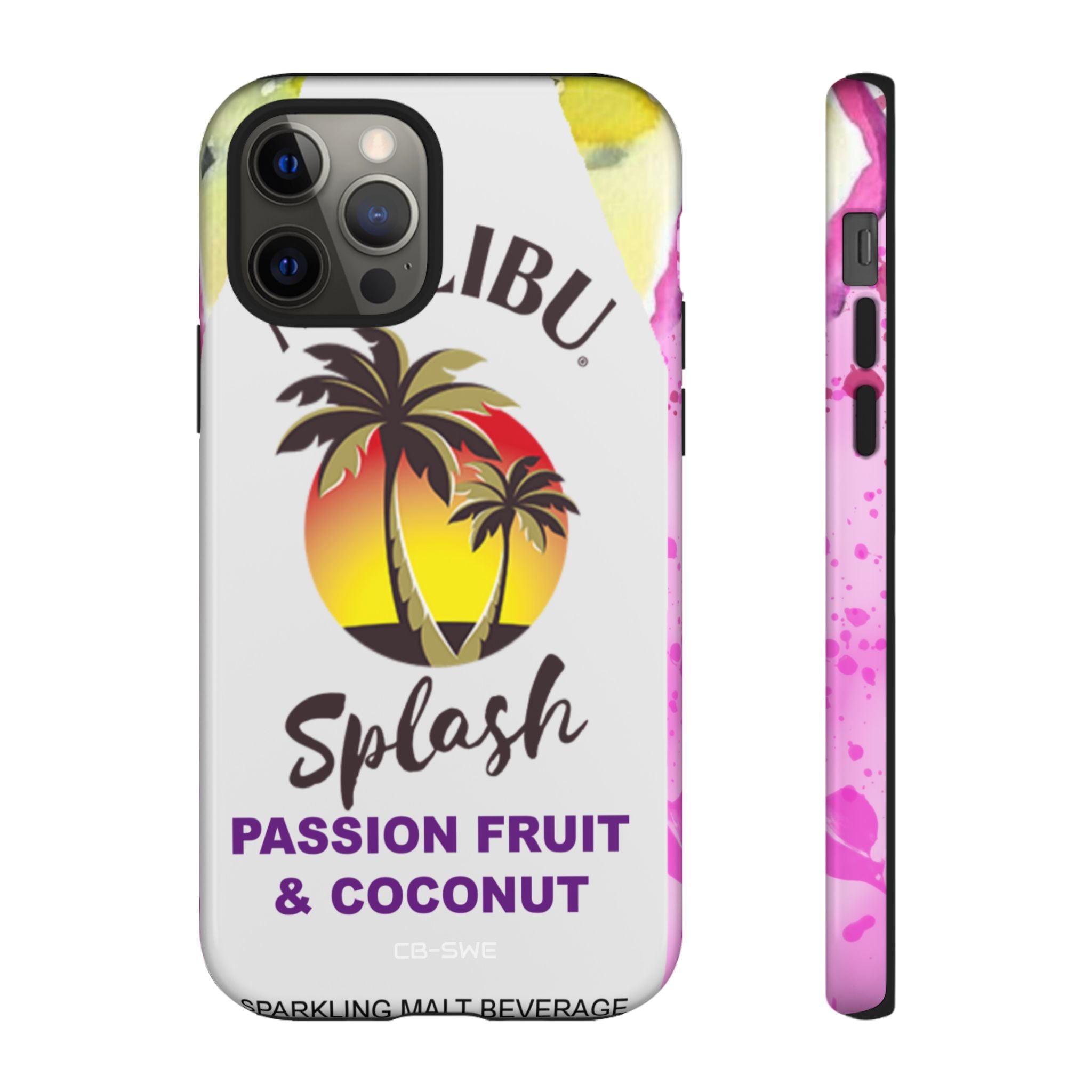 Tropical Sunset Splash - iPhone Case