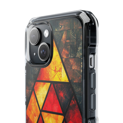 Triangles Illuminate Warmth iPhone Case - Impact