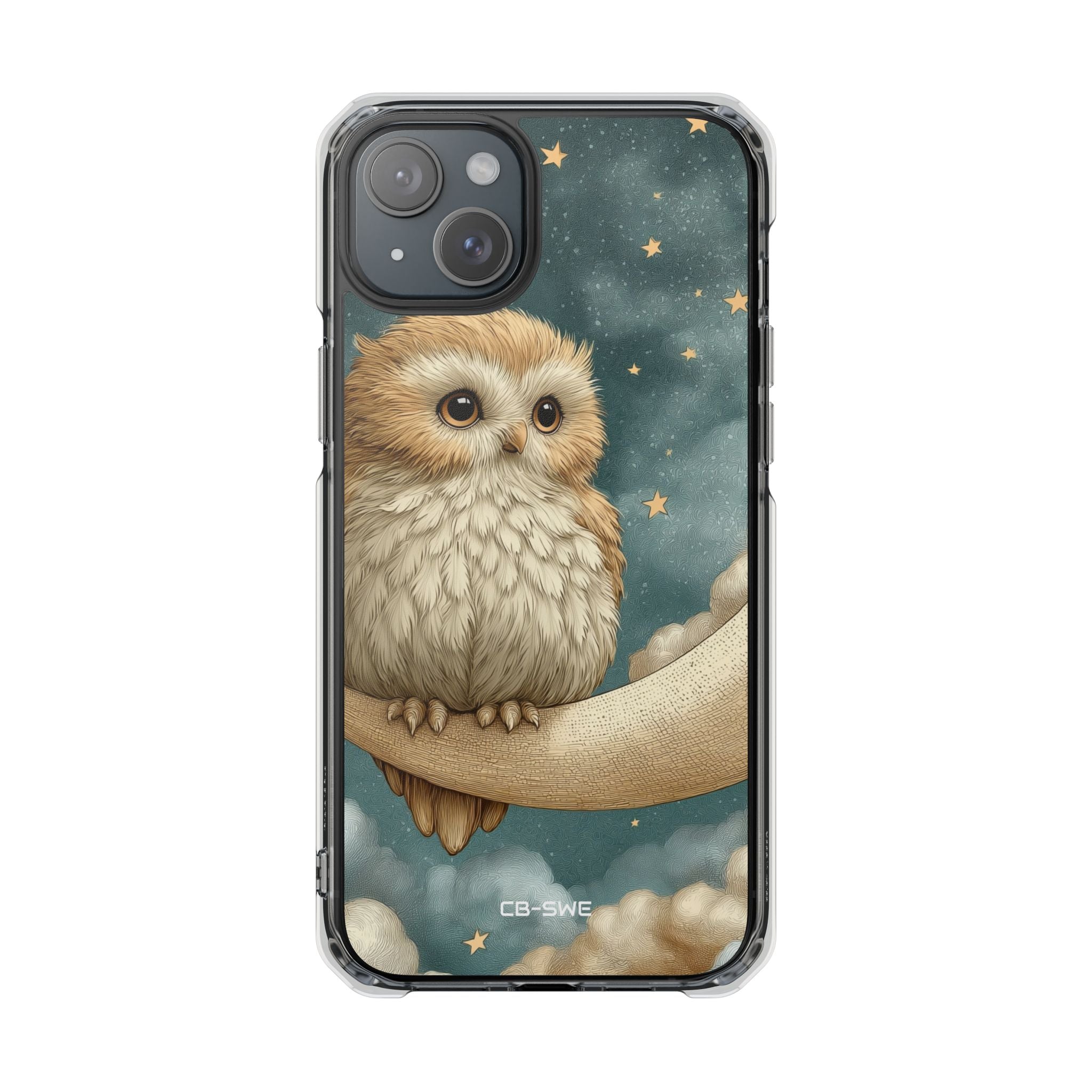 Owls Nestle Moon iPhone Case - Impact