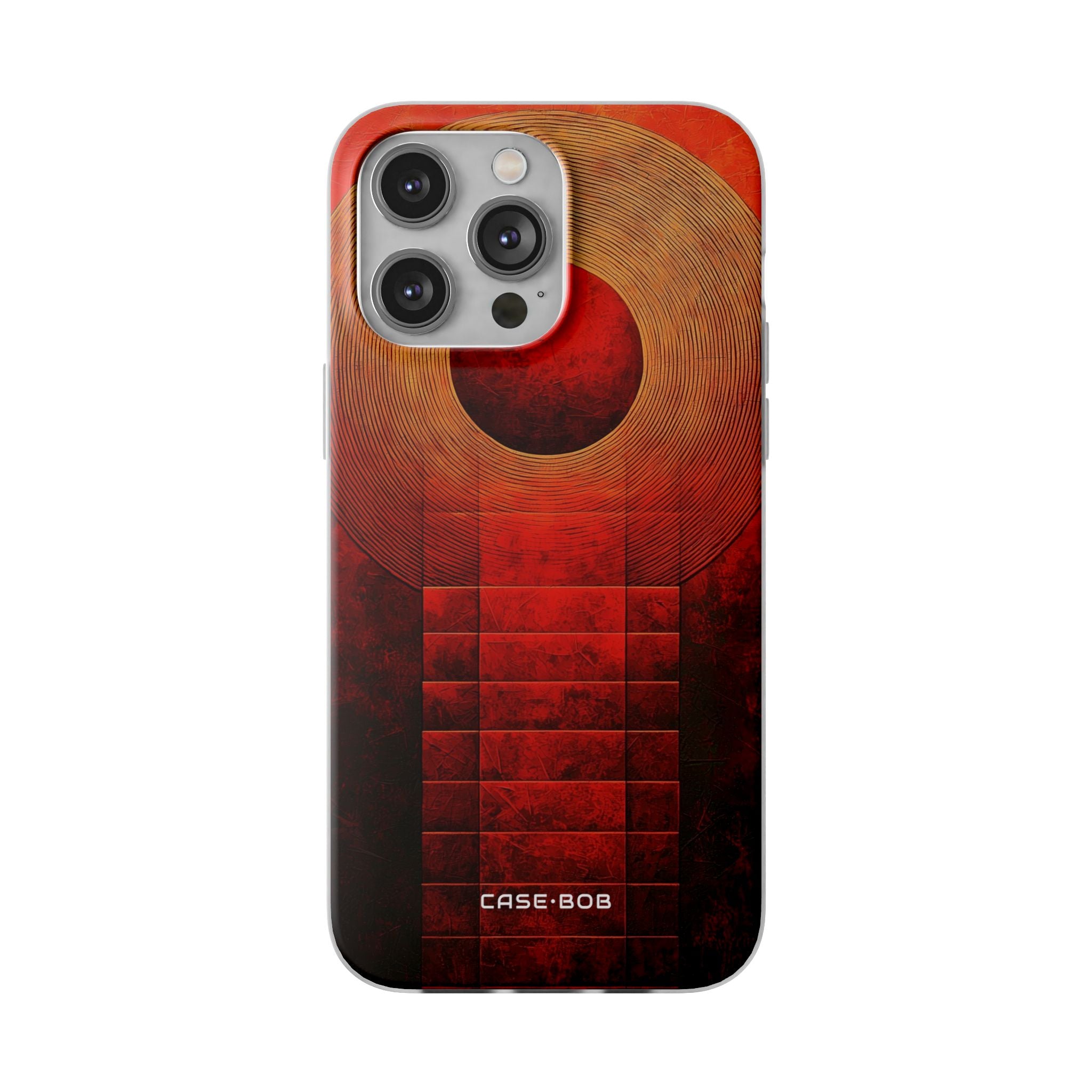 Crimson Orbit iPhone 14 Pro Max Case - Soft