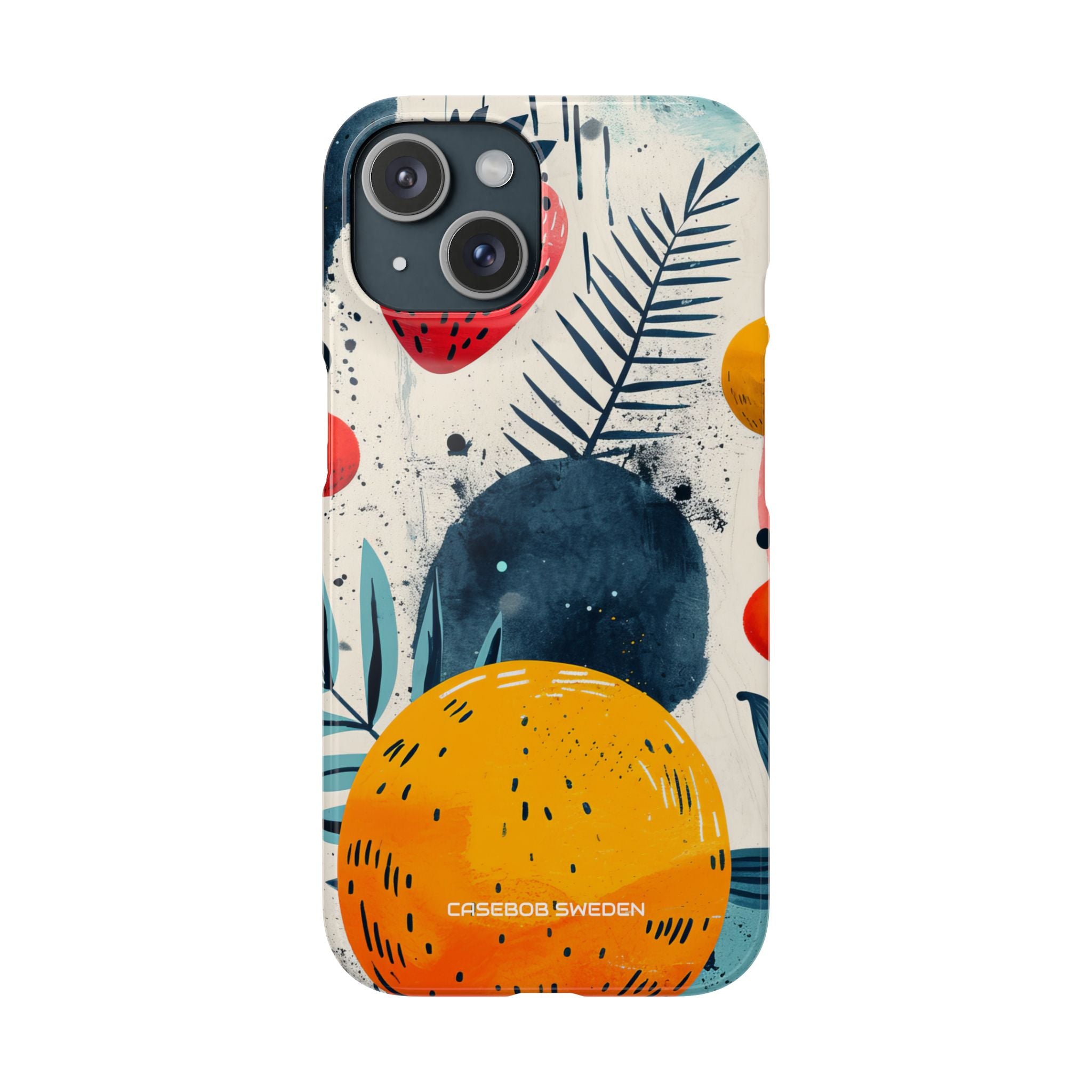 Vibrant Fruit Canvas - Slim iPhone 15 Phone Case