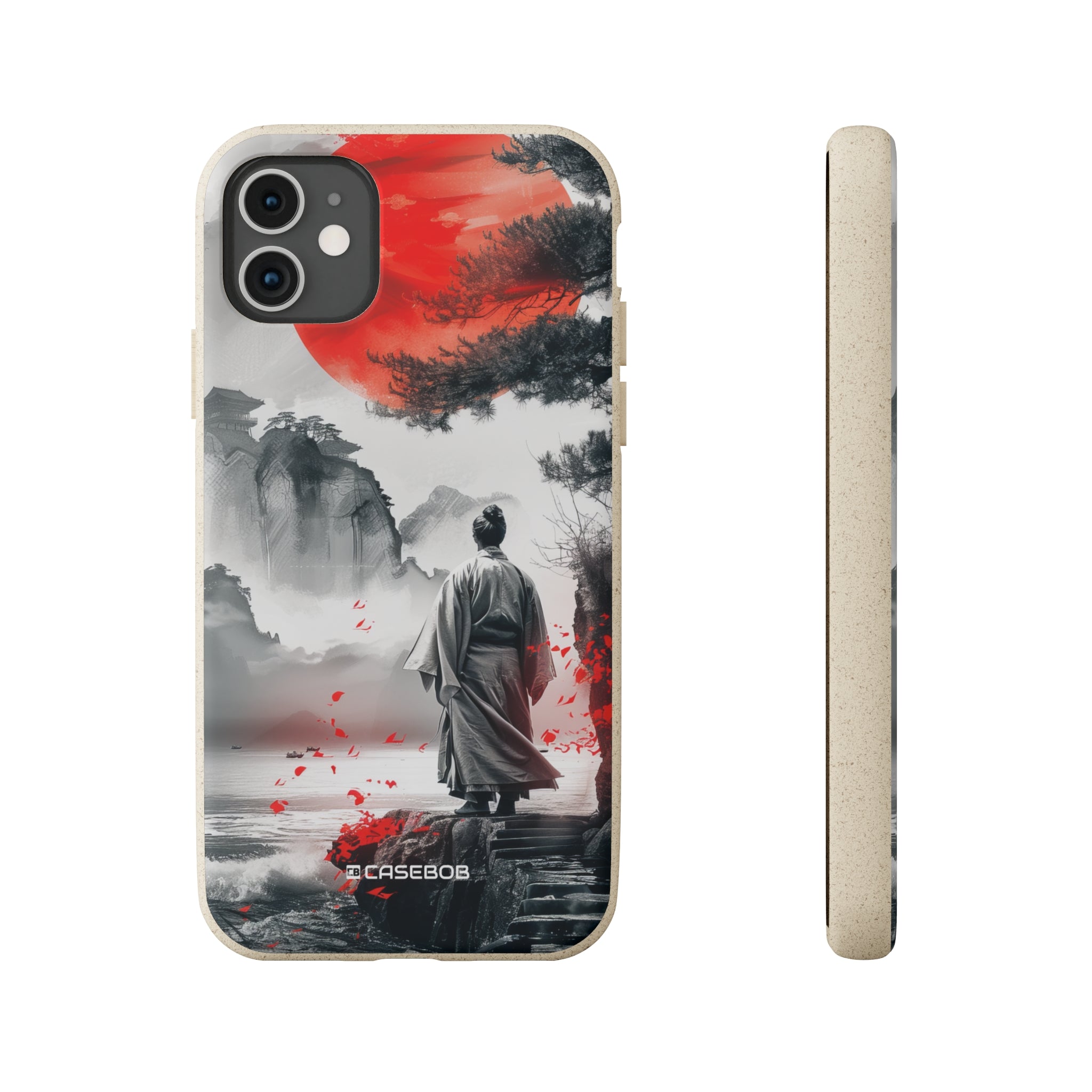 Serene Samurai Sunrise | Biodegradable Phone Case