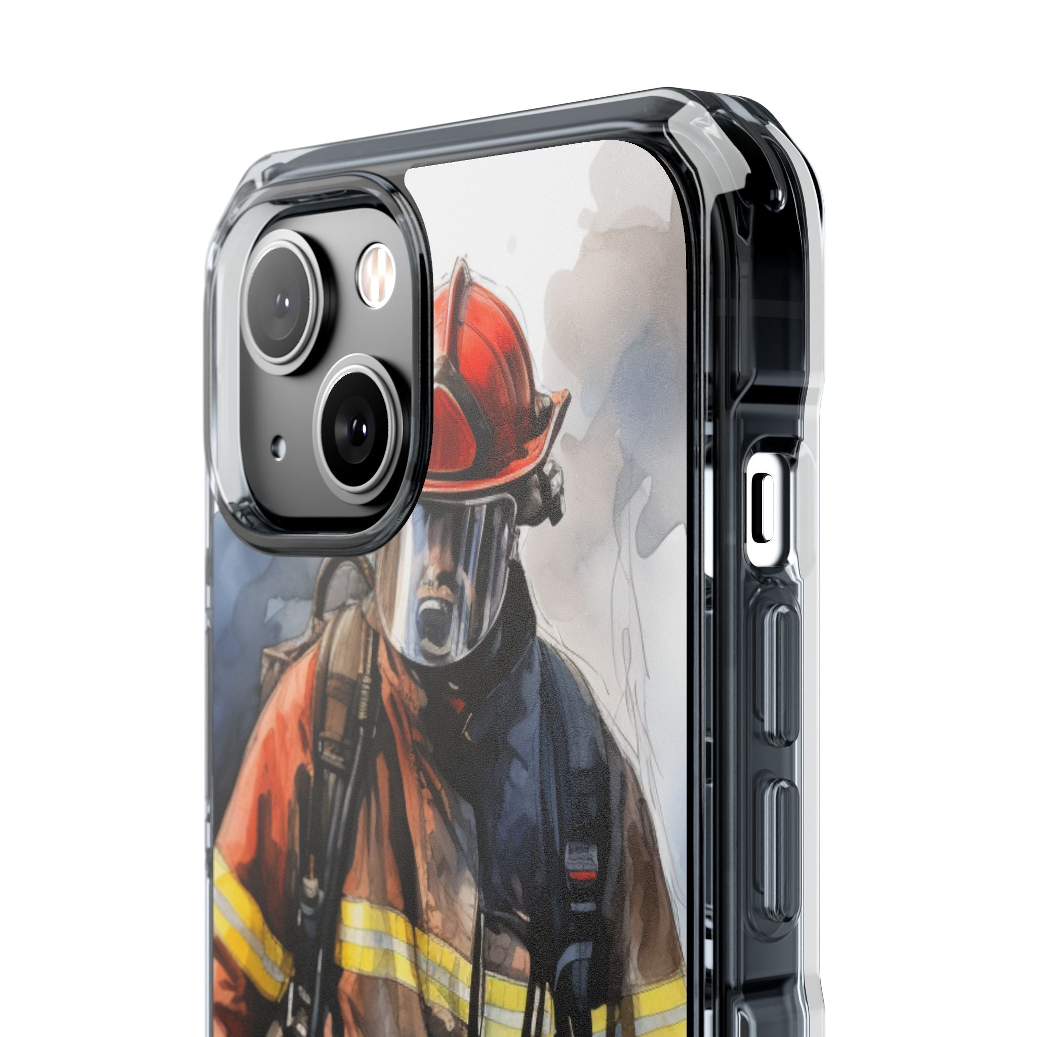 Firefighter In Motion iPhone Case - Impact