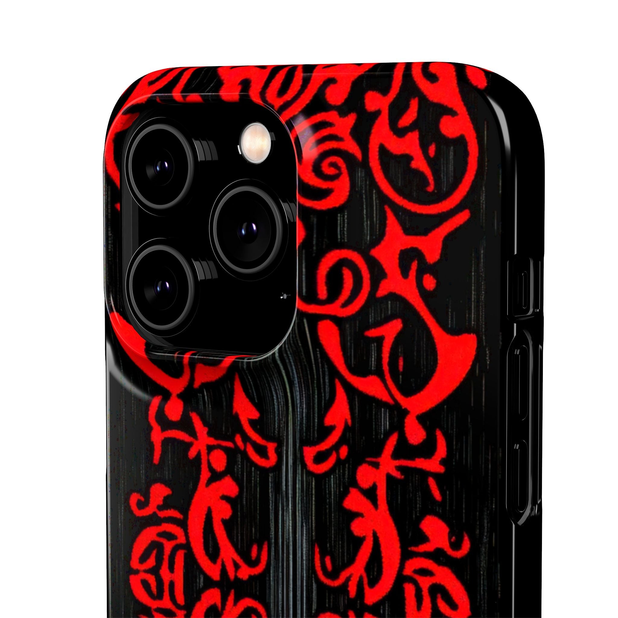 Gothic Crimson Symmetry iPhone 14 - Slim Phone Case