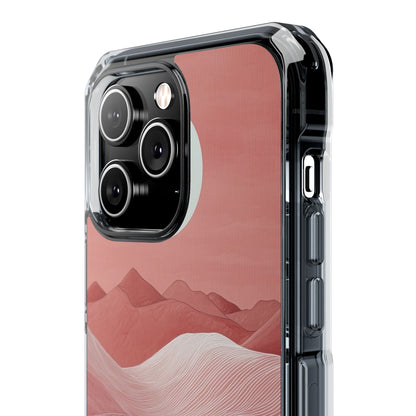 White Orb Dunes iPhone 14 Pro Max Case - Impact