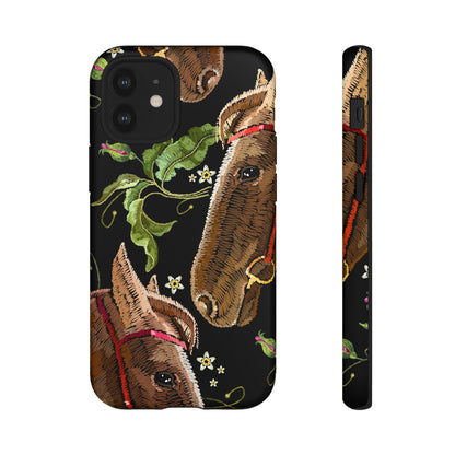 Horse Drawing - Protective Phone Case