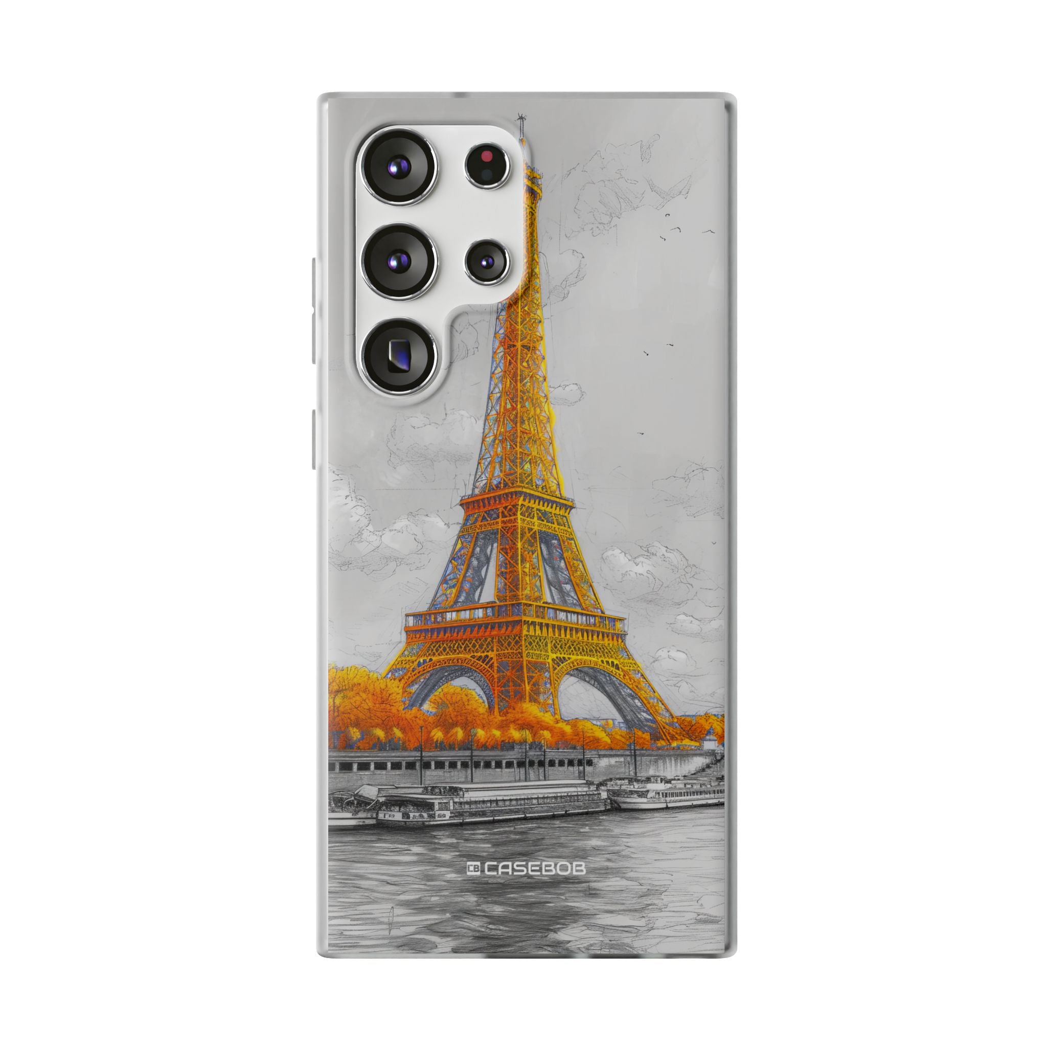 Autumnal Parisian Glow | Flexible Phone Case for Samsung Galaxy