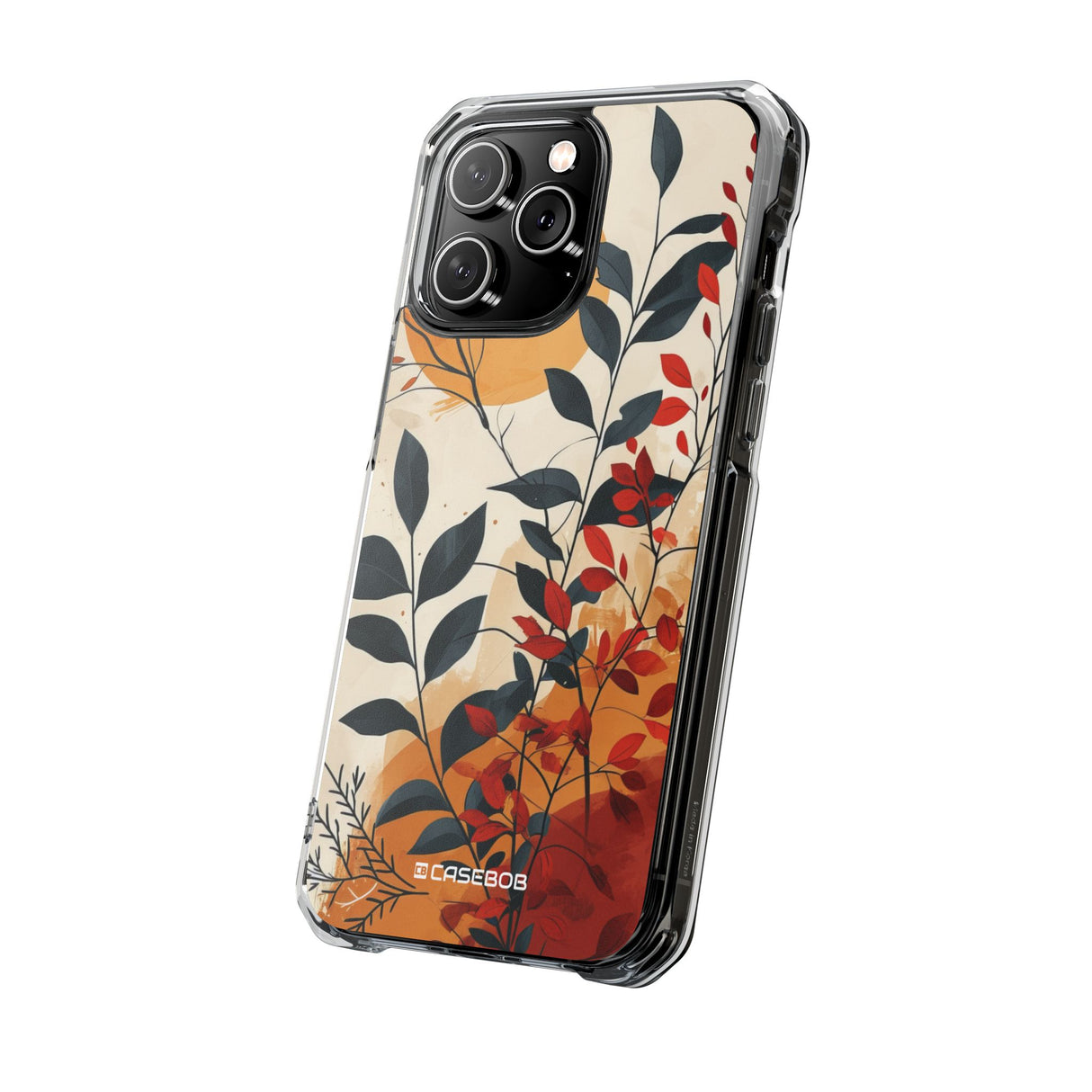 Botanical Serenity – Handyhülle für iPhone (Clear Impact – Magnetisch)