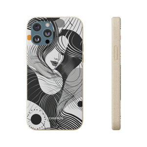 Fluid Noir Rhythm | Biodegradable Phone Case