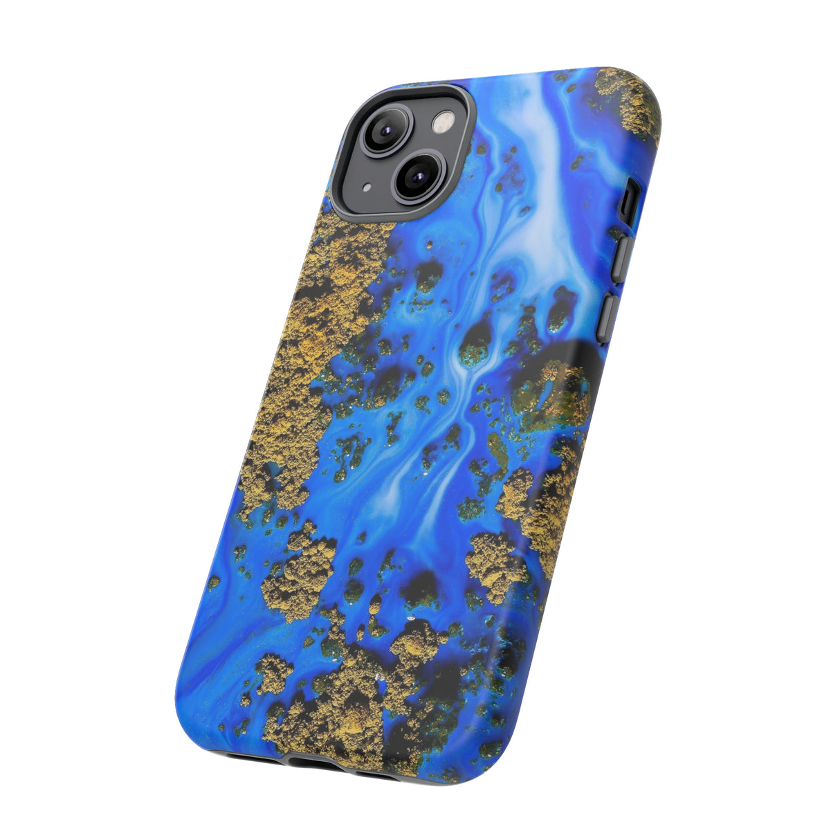 Blue River Ink Art iPhone Case (Protective) Phone Case