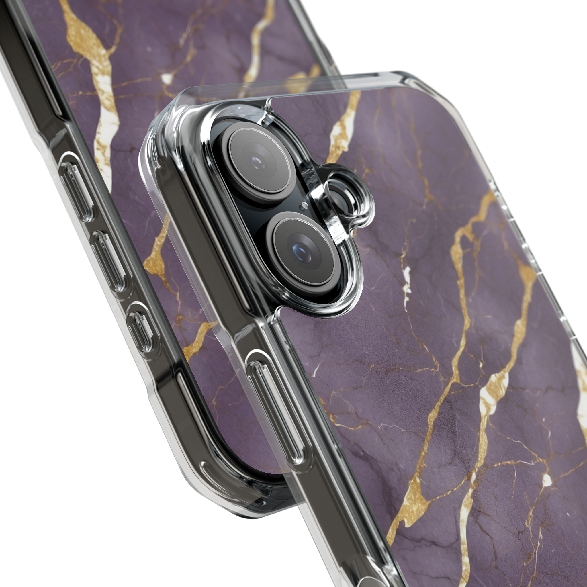 Golden Veins Flowing iPhone Case - Impact