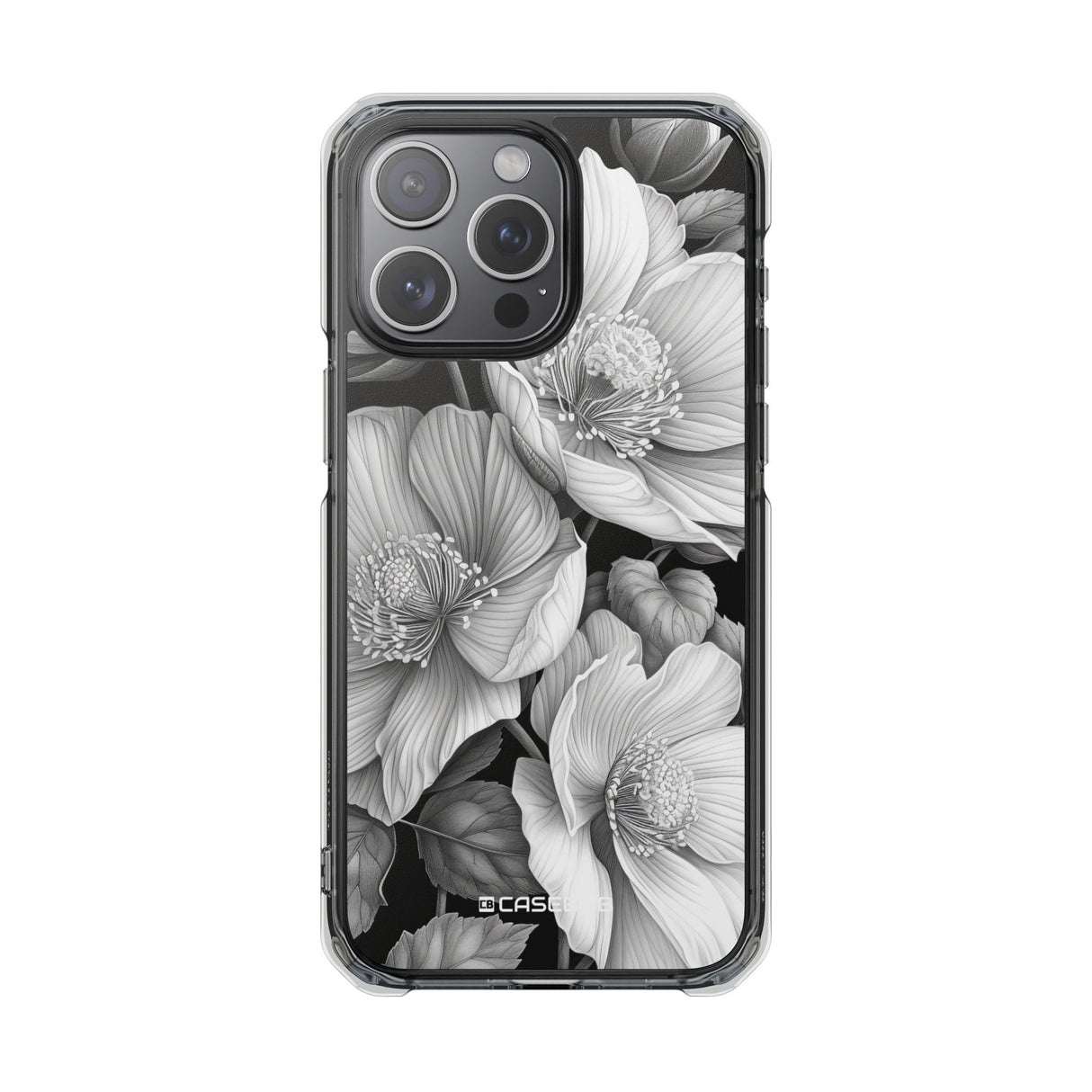 Botanical Elegance – Handyhülle für iPhone (Clear Impact – Magnetisch) 