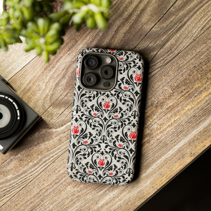 Centti Gothic Flower - Protective Phone Case