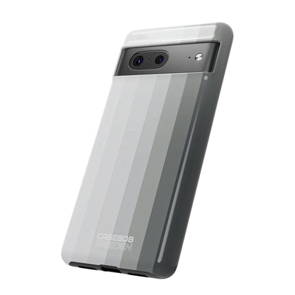Silver Gradient Stripes Google Pixel 7 - Tough