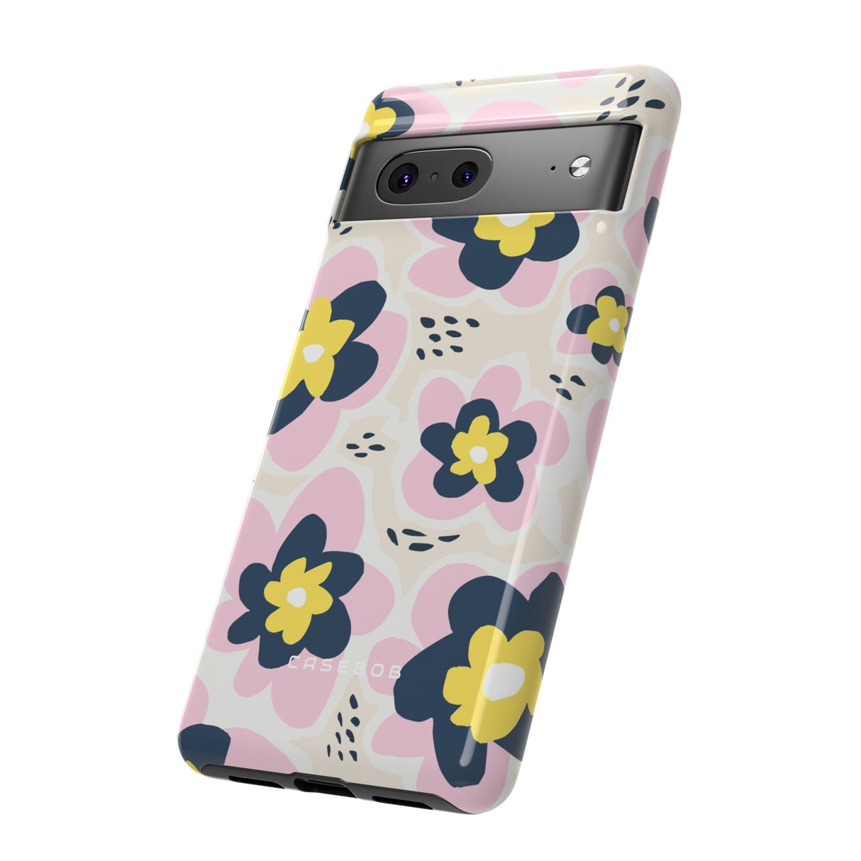 Pink Happy Flower - Protective Phone Case