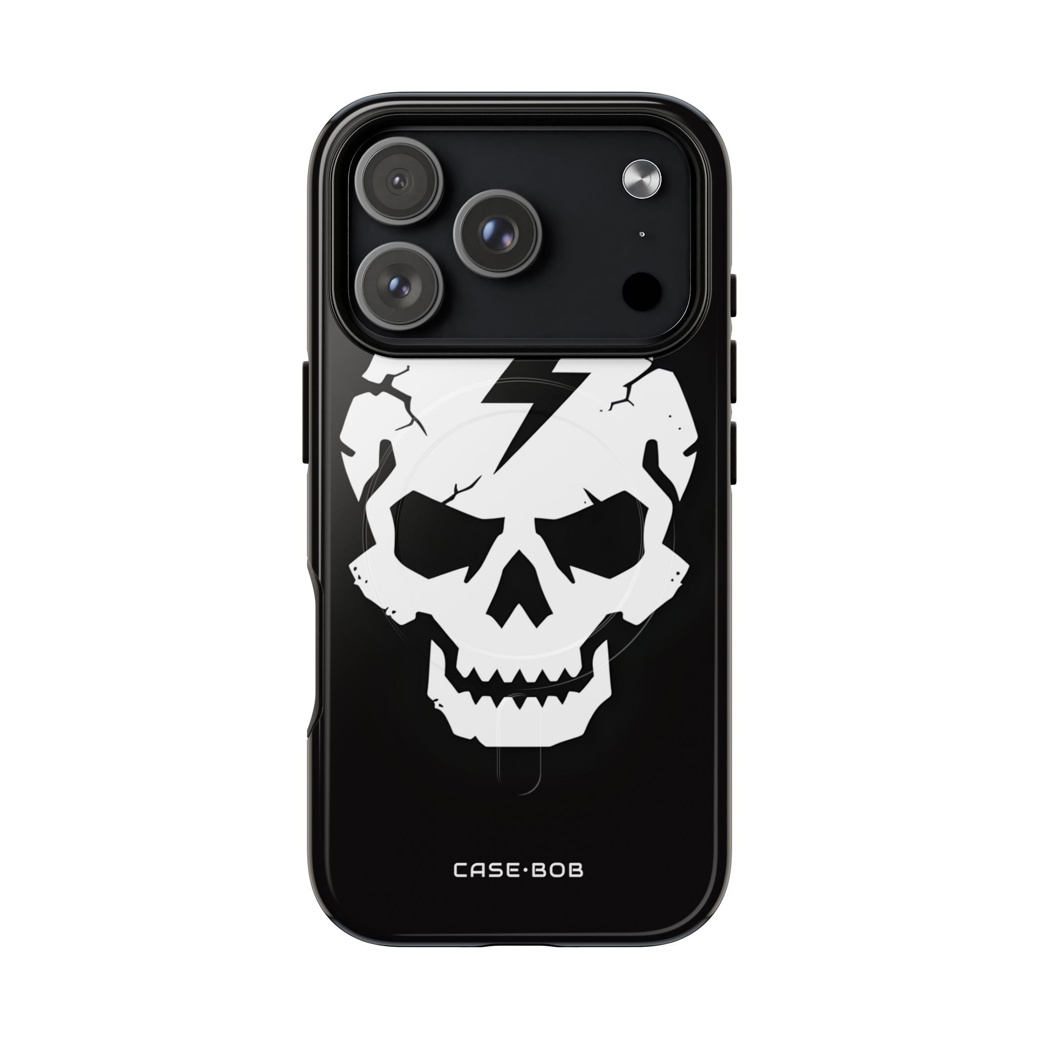 Lightning Skull iPhone 17 Pro Case - Tough+