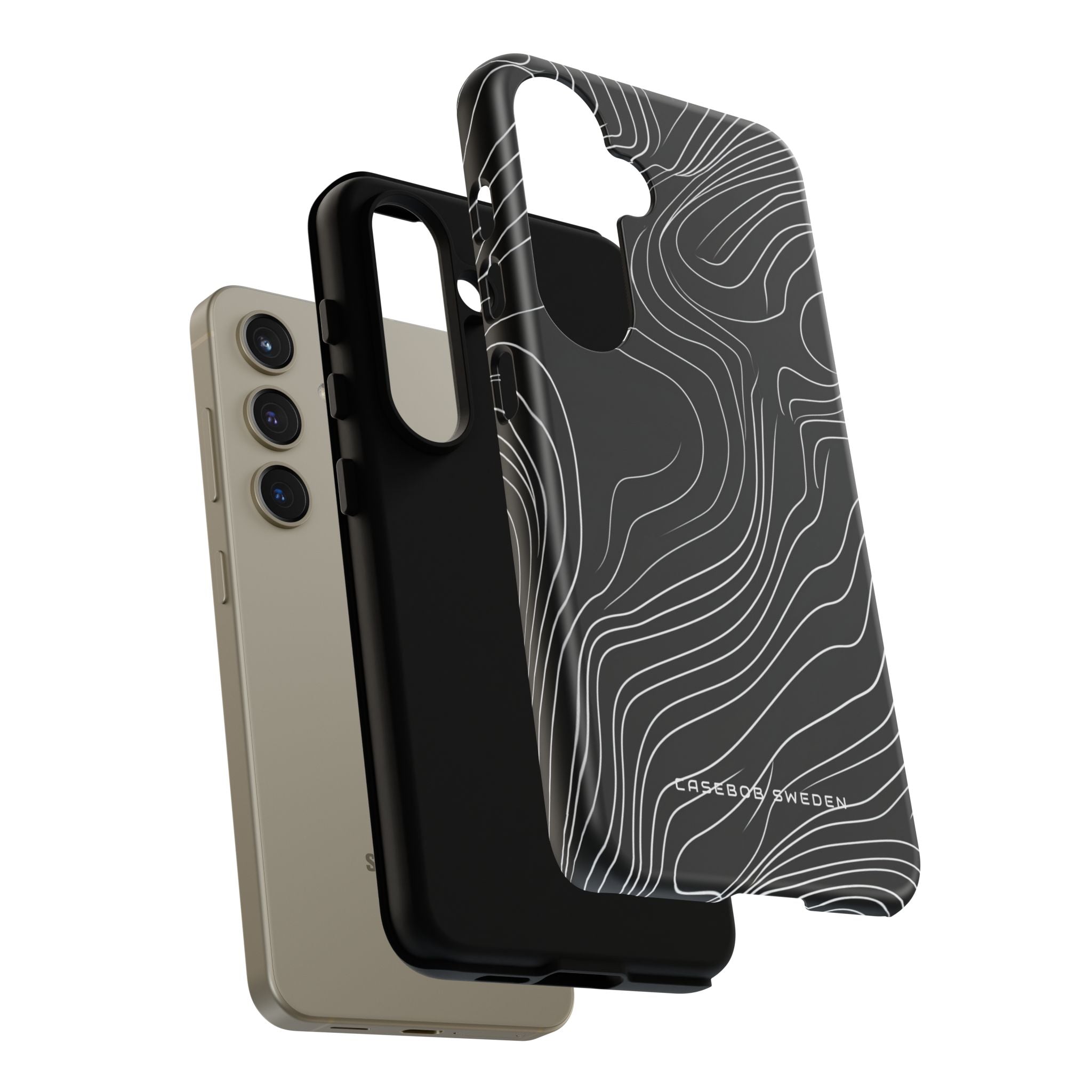 Contour Waveform Flow Samsung S24 - Tough Phone Case