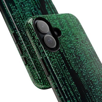 Matrix Gradient Flow iPhone 16 - Tough Phone Case