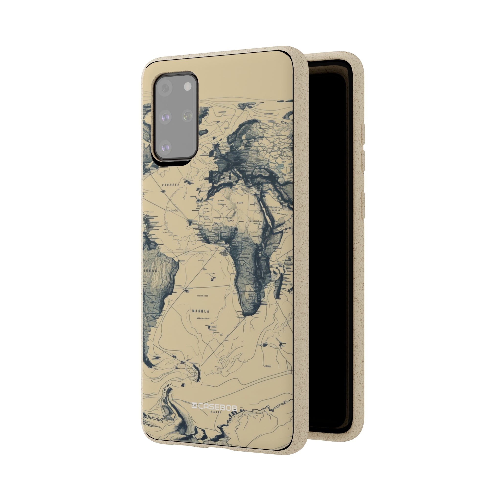 Vintage World Map | Biodegradable Phone Case