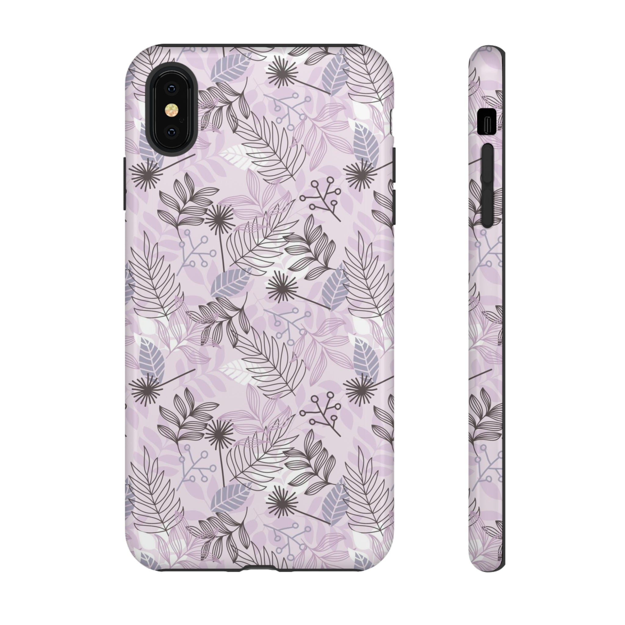 Purple Leaf - Protective Phone Case