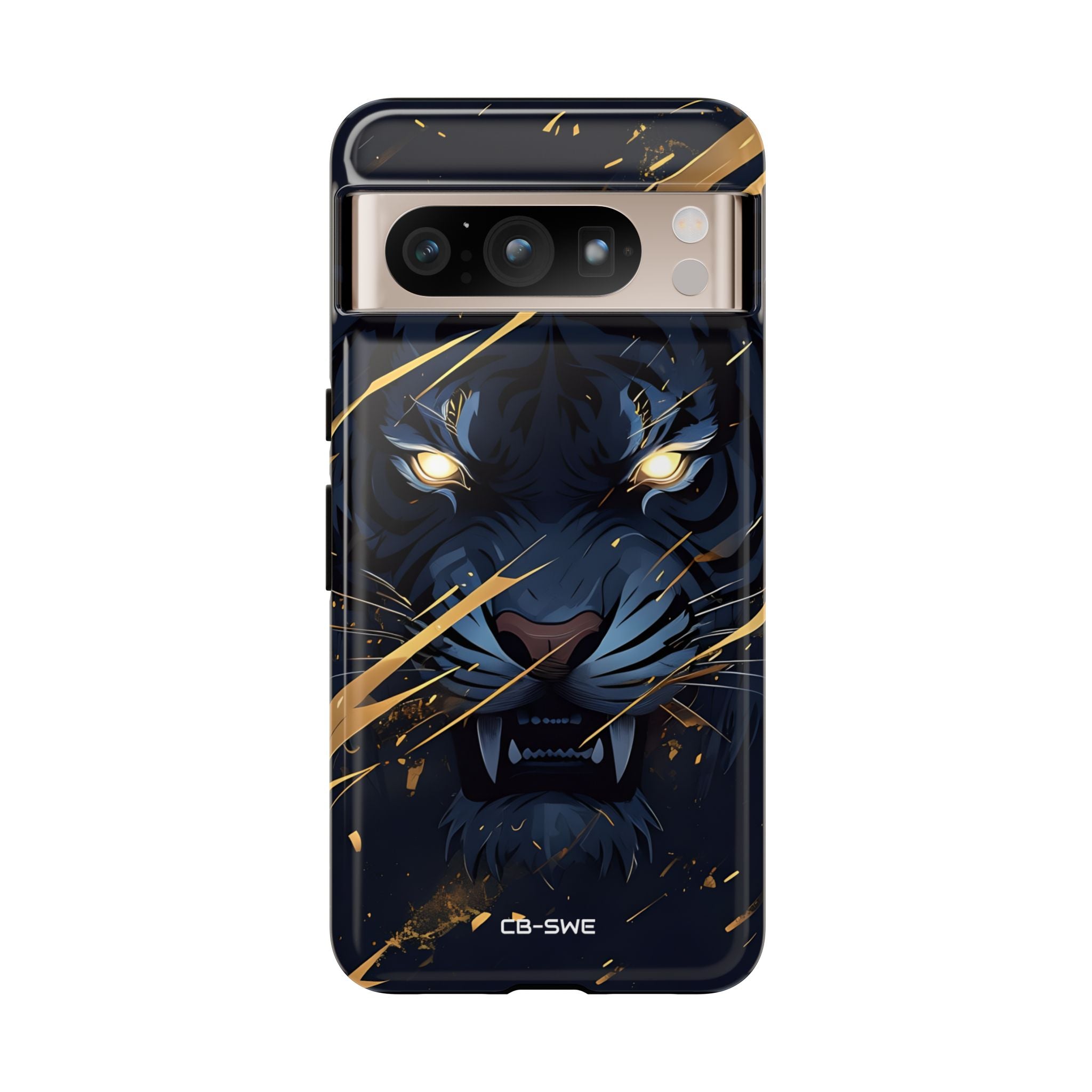 Tiger's Glowing Gaze - Google Pixel Case