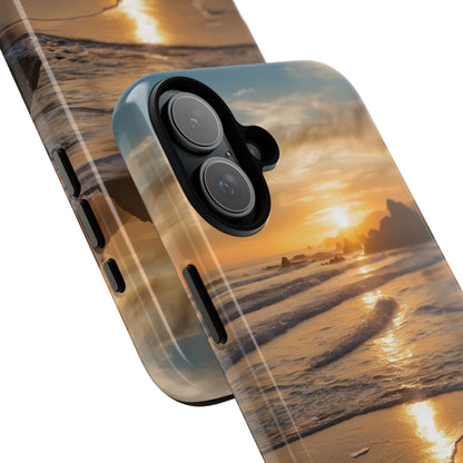 Waves Embrace Shore - iPhone Case