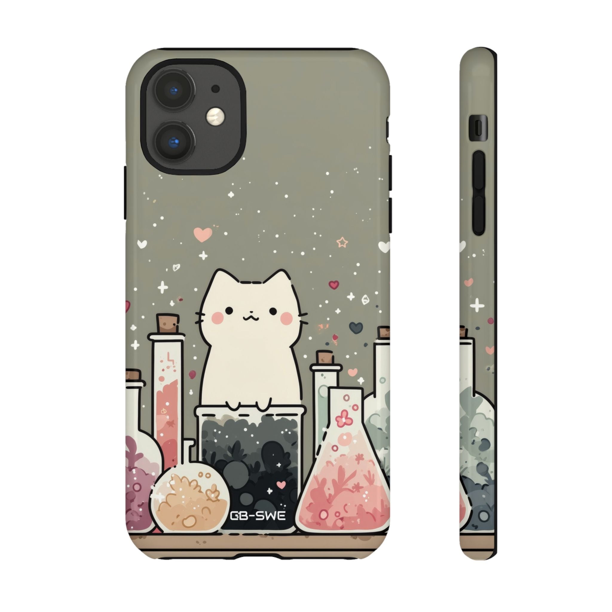 Cat Explores Potions - iPhone Case