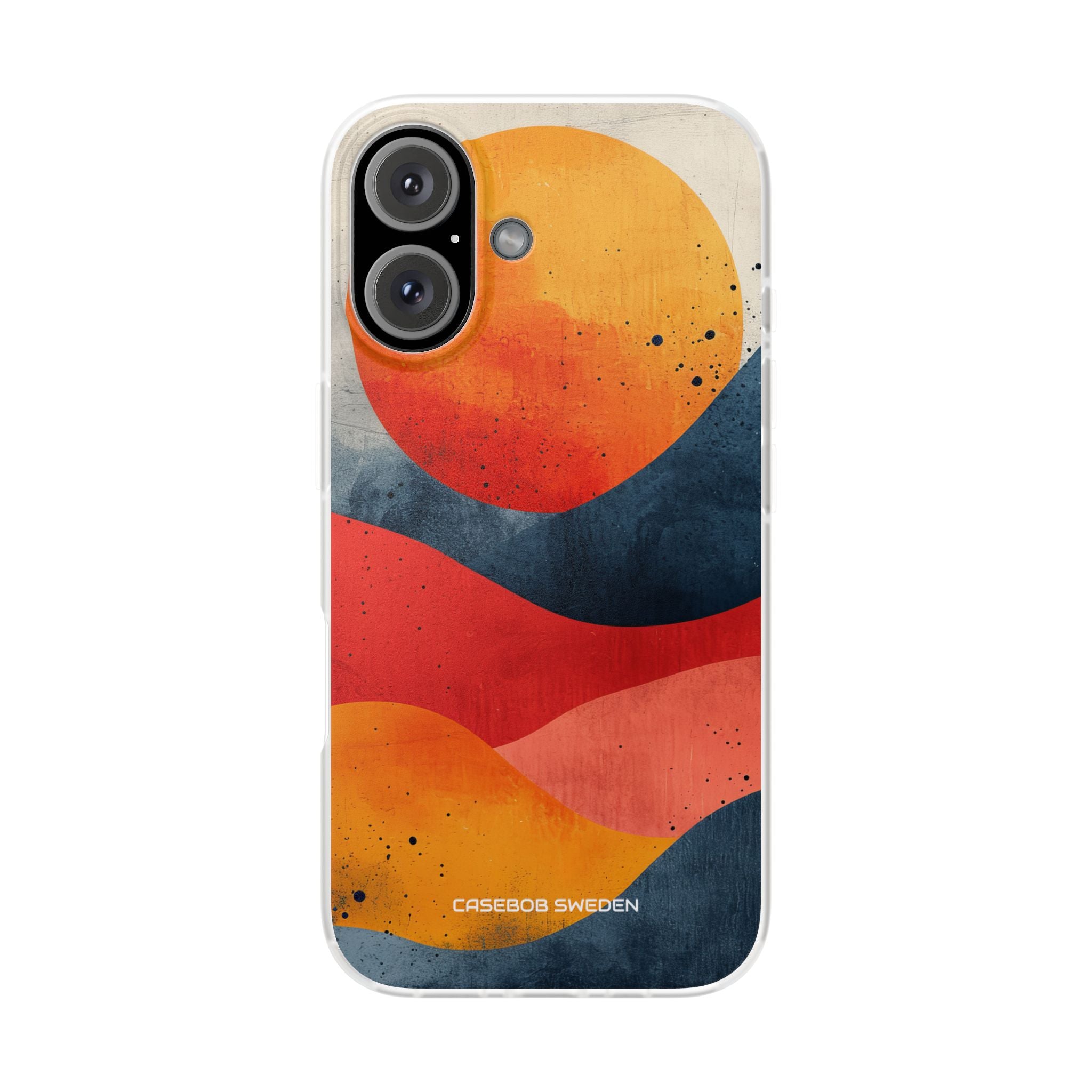 Sunburst Waves - Flexi iPhone 16 Phone Case