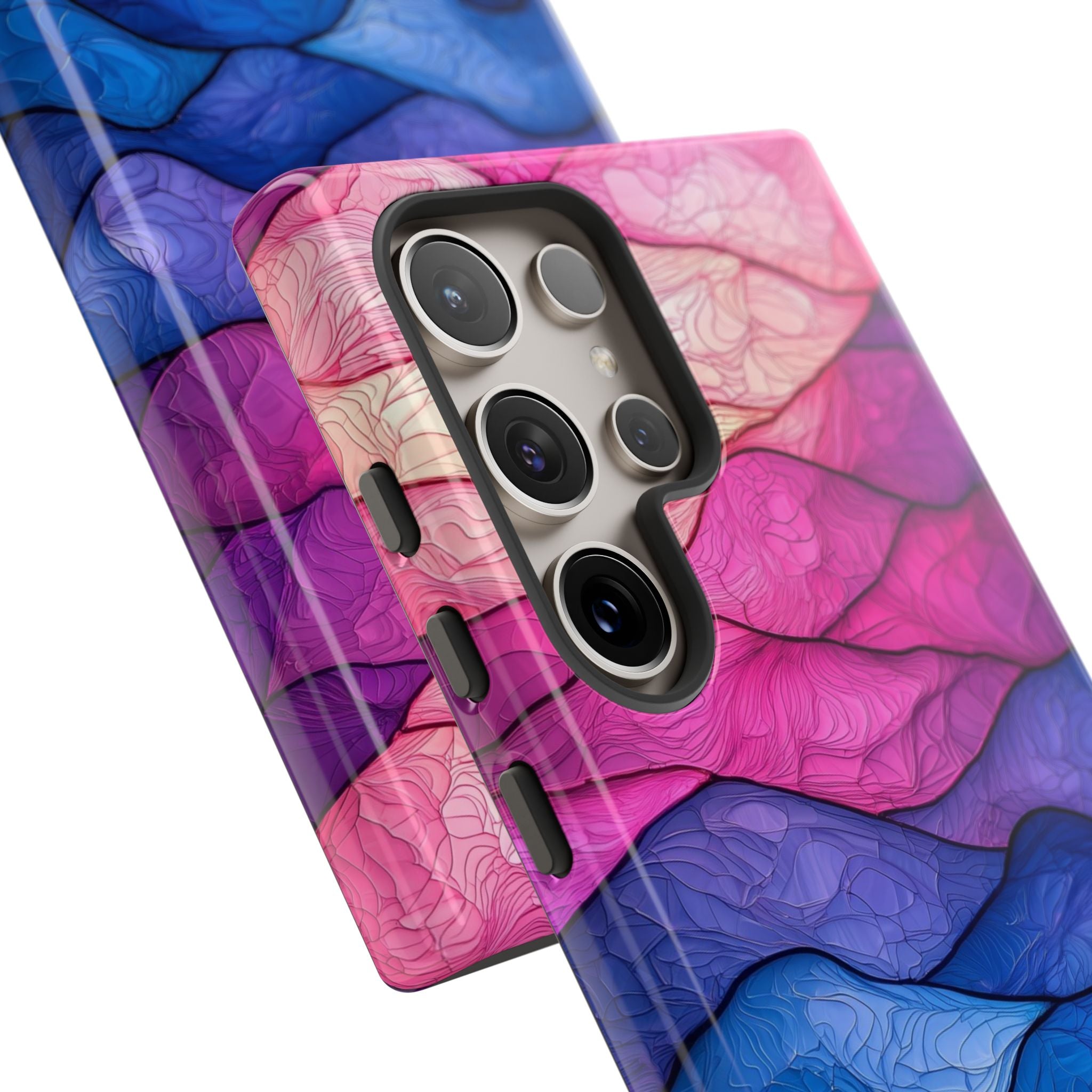 Wavy Vein Gradient Samsung S24 Ultra Case - Tough