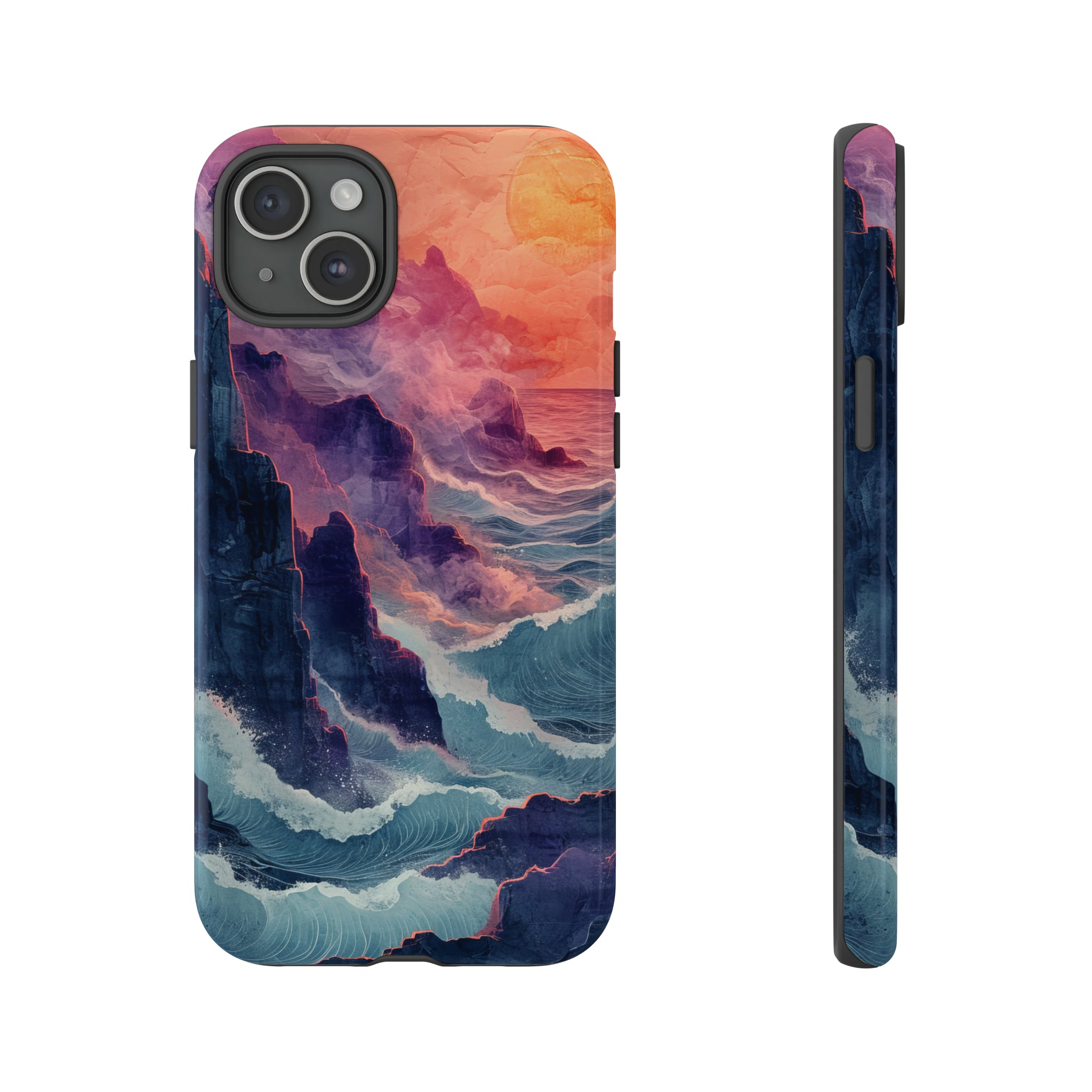 Tranquil Cliffside Views - Protective Phone Case