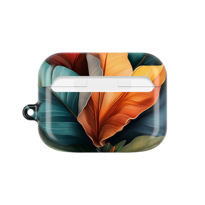 Tropical Ember Leaves - AirPods Case