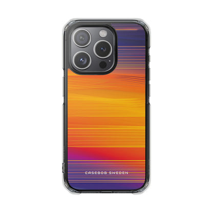 Gradient Sunset Flow iPhone 15 - Clear Impact Phone Case