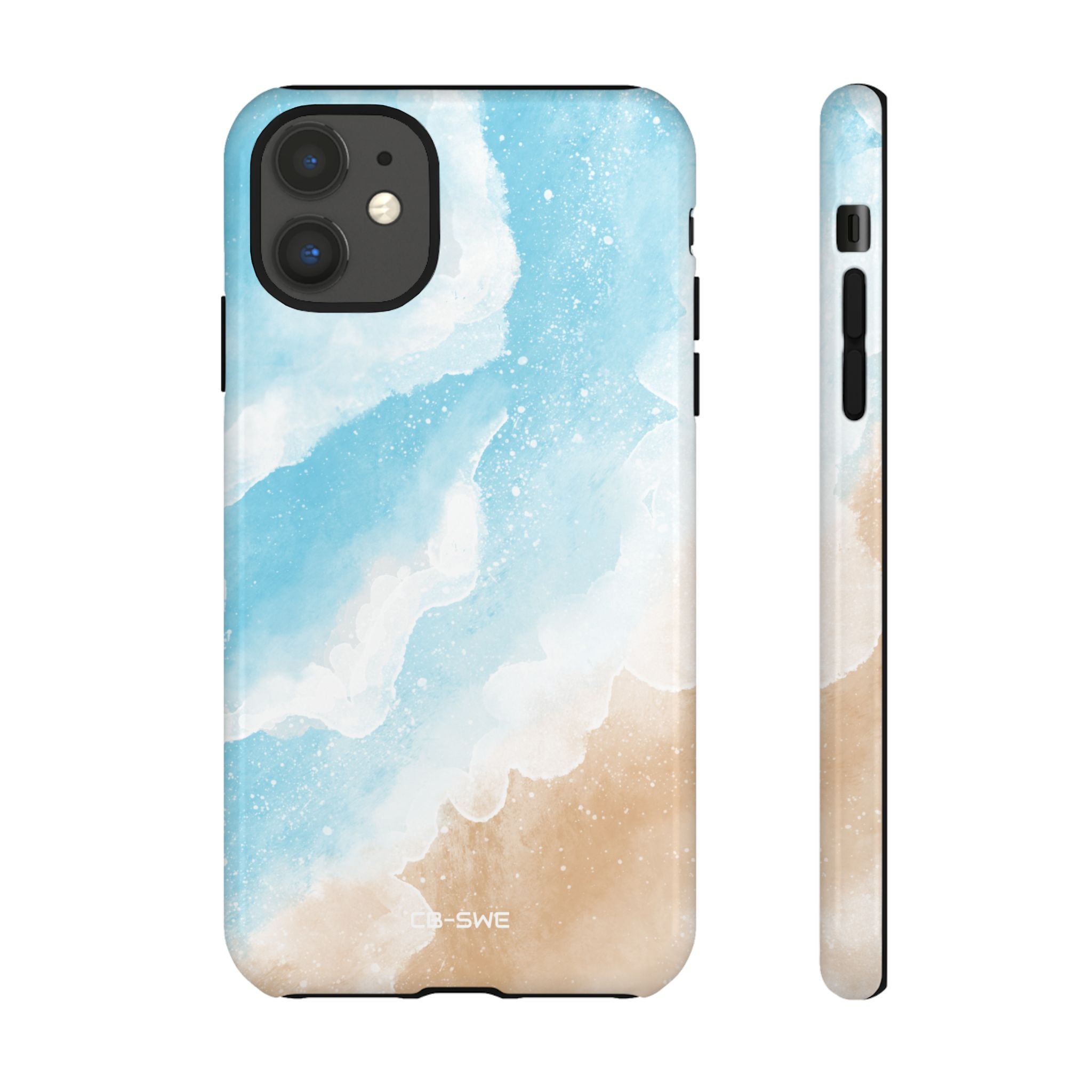 Serene Coastal Whispers - iPhone Case