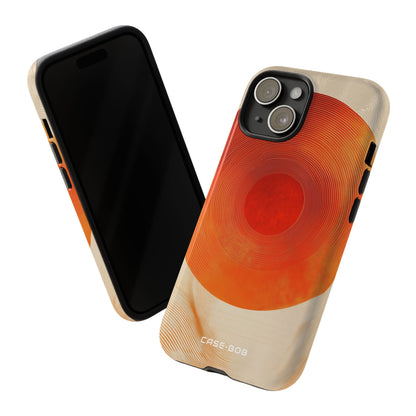 Sunburst Swirl iPhone 15 Case - Tough